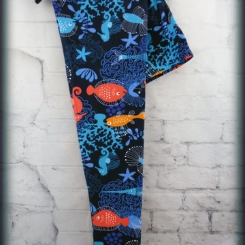 My lala Leggings feeling fishy fish